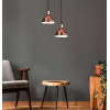 VT-8300 Lampadario portalampada 1MT E27 moderno in metallo cromato a specchio oro rosa Ф300mm - sku 3710