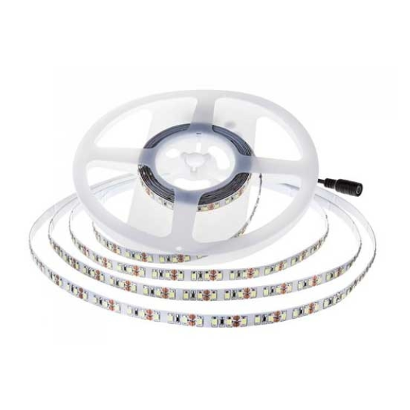 Pro VT-5-120 Striscia LED Chip Samsung SMD2835 12V 5M Bianco Freddo 6000K IP20 No WP - SKU 325-Beschreibung lesen