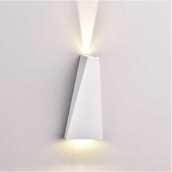 VT-826 Lampada LED COB 6W da parete alluminio bianco wall light bianco naturale 4000K IP65 - SKU 8296-Leggi tutto