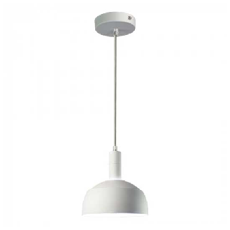 Lampadario led pendente moderno 1MT E14 plastica  + alluminio Ø180mm VT-7100 - SKU 3920 BIANCO-Leggi tutto