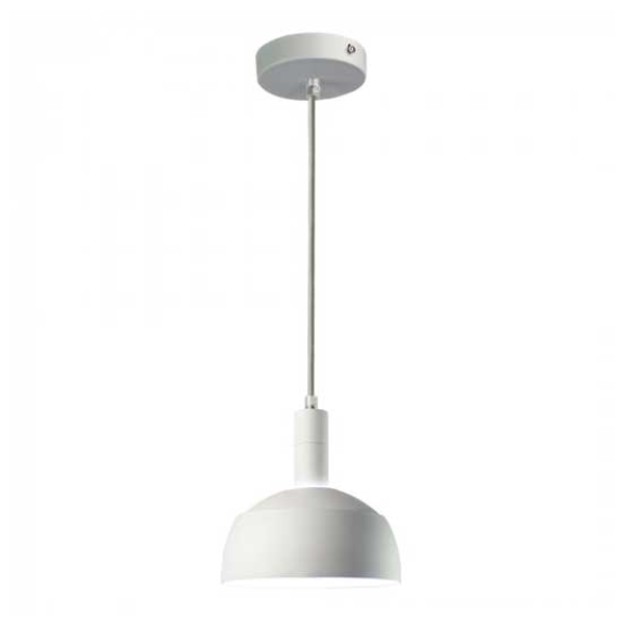 Chandelier à LED moderne 1MT E14 Plastic + aluminium Ø180mm VT -7100 - SKU 3920 WHITE-Lire la description