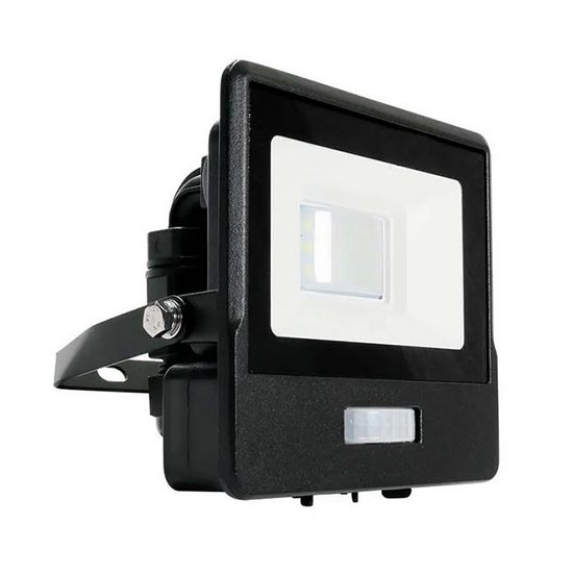 VT -118S LADO LED 10W CHIP SAMSUNG CHIP avec PIR et Crepusculaire Capteur crépusculaire blanc froid 6500k Slim Aluminium BOX BOX IP65 Dérivation - SKU 20258-Lire la description