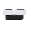 VT-814 Lampada LED 12W da parete nero teste ruotabili wall light bianco caldo 3000K IP65 - SKU 8293