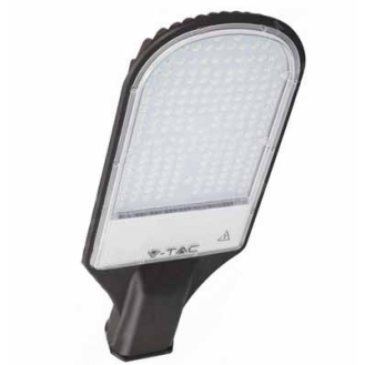PRO VT-101ST Armatura lampada stradale led chip samsung SMD lampione 100W 84LM/W bianco freddo 6400K slim alluminio grigio scuro IP65 - sku 21536-Leggi tutto