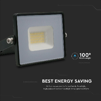 VT-4021 Faro led smd 20W bianco naturale 4000K E-Series ultra slim nero 1620lm IP65 - sku 215947-Leggi tutto