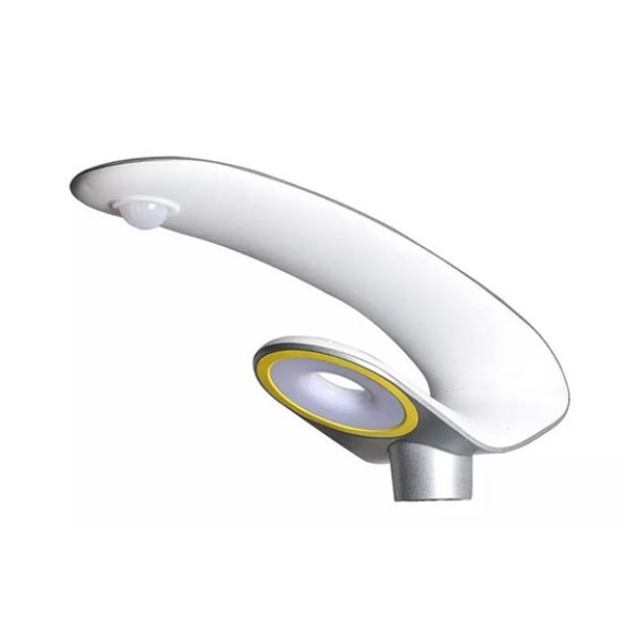 VT-130W Road Road LED 20W LED autorisé avec panneau solaire et télécommande RF Natural White 4000K Corps argenté en aluminium IP65-SKU 5505-Beschreibung lesen