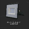 VT-4051 Faro LED 50W proiettore E-Series super slim G2 corpo nero luce bianco naturale 4000K IP65 - sku 215959
