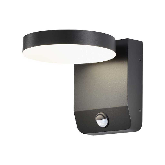 VT-1020 Lampe à LED murale avec mouvement faro faro 17w 150lm / w murs d'éclairage couleur noire 4000k conception moderne ip65 sku 2957-Beschreibung lesen