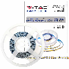 VT-2835 Striscia 630LED 24V 8W/mt SMD2835 137lm/w 5Mt 6500K bianco freddo IP20 - SKU 212595