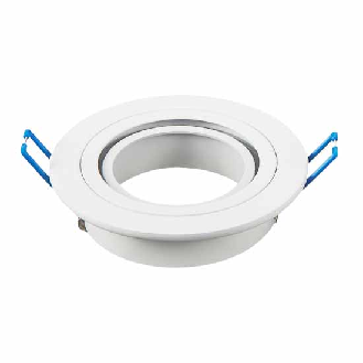 Portafaretto incasso rotondo regolabile 1*GU10 Mod. VT-782RD SKU 3599 - Bianco-Leggi tutto