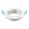Portafaretto incasso rotondo regolabile 1*GU10 Mod. VT-782RD SKU 3599 - Bianco