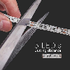 VT-5050 Striscia 300LED strip led 12V SMD5050 5M 11W/mt IP20 bianco caldo 3000K - SKU 212122