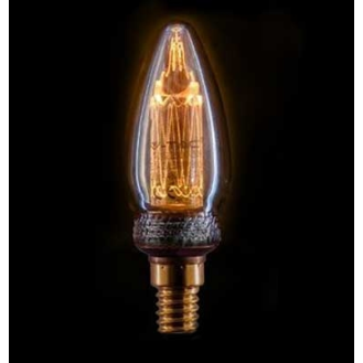 VT-2152 Lampadina LED 2W E14 Vetro Ambrato con incisioni laser filamento bianco caldo 1800K - 217472-Leggi tutto