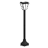 VT-984 Lampada solare lanterna LED da giardino 2W 110LM color change 2IN1 switch fissaggio a terra 93cm autoalimentato con pannello solare IP65 - SKU 2894