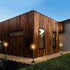 VT-984 Lampada solare lanterna LED da giardino 2W 110LM color change 2IN1 switch fissaggio a terra 93cm autoalimentato con pannello solare IP65 - SKU 2894