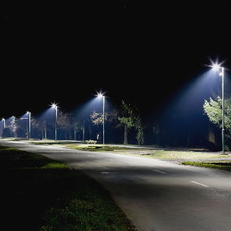 PRO VT-30ST Armatura stradale lampada led 30W colore grigio chip samsung bianco naturale 4000K slim IP65 - sku 215251-Leggi tutto