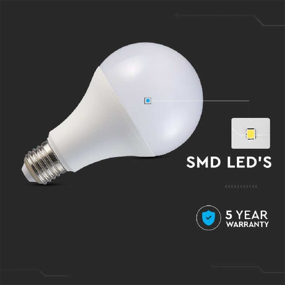 PRO VT-233 Lampadina led chip Samsung SMD lampada 20W E27 120LM/W A80 bianco caldo 3000K - SKU 21237-Leggi tutto