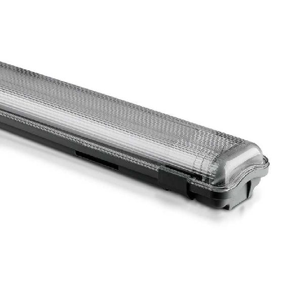 VT -15022 CEVEDIERA TUBI LED 2x22W Cold White 6400K Tubes comprenant IP65 150cm - SKU 6400-Lire la description