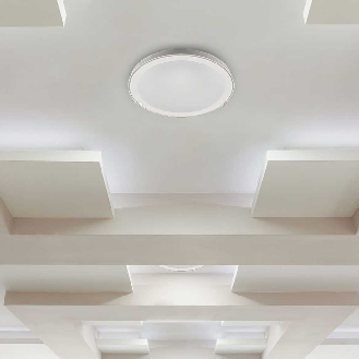 VT-8502 Plafoniera led rotonda 60W corpo bianco cambia colore 3in1 dimmerabile con telecomando - sku 2114751-Leggi tutto