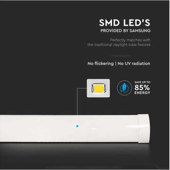 PRO VT-8-20 Plafoniera LED chip samsung SLIM Prismatico 20W alta luminosità 120LM/W 60CM bianco freddo 6500K - sku 20349-Leggi tutto