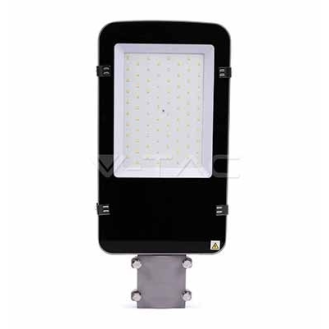 PRO VT-50ST Armatura lampada stradale led 50W chip samsung bianco freddo 6500K slim IP65 - sku 21528-Leggi tutto