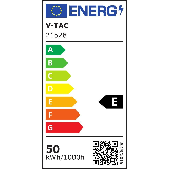 PRO VT-50ST Armatura lampada stradale led 50W chip samsung bianco freddo 6500K slim IP65 - sku 21528-Leggi tutto