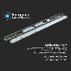 PRO VT-120136 plafoniera chip samsung smd 36W 120LM/W 120CM con kit batteria emergenza corpo bianco IP65 4000k - SKU 2120223