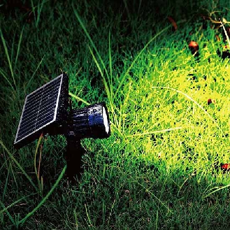 VT-952 Picchetto da giardino LED COB 2W 3000K autoalimentato con pannello solare e crepuscolare orientabile fissaggio a terra IP65 - sku 6660-Leggi tutto