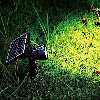 VT-952 Picchetto da giardino LED COB 2W 3000K autoalimentato con pannello solare e crepuscolare orientabile fissaggio a terra IP65 - sku 6660