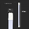PRO VT-061 Tubo LED neon 9W chip Samsung T8 G13 60cm bianco freddo 6500K ruotabile - SKU 21652
