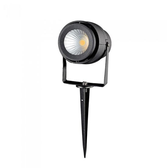 VT -857 Picchetto Garden LED COB 12W noir noir IP65 Green Light - SKU 7546-Beschreibung lesen