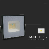 VT-4021 Faro led smd 20W bianco freddo 6400K E-Series G2 ultra slim nero 1620lm IP65 - sku 215948