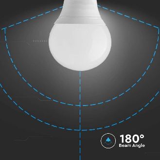 VT-1880 Lampadina LED SMD 4,5W E14 Mini globo P45 Bianco Caldo 3000K - SKU 2142501-Leggi tutto
