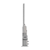 PRO VT-59ST Armatura lampada stradale led 50W 100lm/w chip samsung bianco freddo 6400K corpo grigio slim IP65 - sku 20425