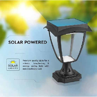 VT-983 Lampada solare lanterna LED da giardino 2W 110LM color change 2IN1 switch fissaggio a terra autoalimentato con pannello solare IP65 - SKU 2893-Leggi tutto