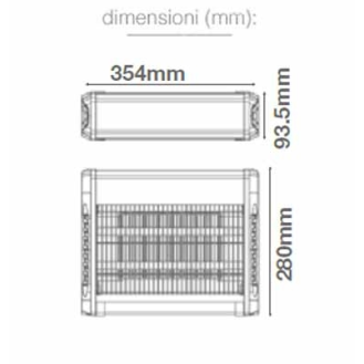 VT-3216 Zanzariera elettrica insect killer a scarica con tubi UV luce blu 2x8W attira ed elimina insetti - sku 11179-Leggi tutto