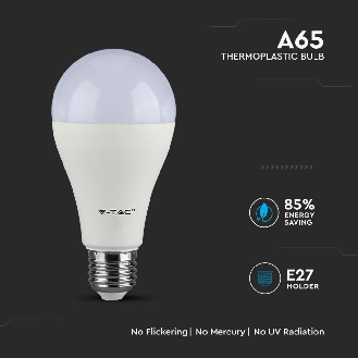 PRO VT-215 Lampadina led chip Samsung SMD 15W E27 A65 bianco freddo 6400K - SKU 161-Leggi tutto