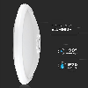 PRO VT-13 Plafoniera led 12w chip samsung circolare con sensore di movimento IR + crepuscolare 6400K IP20 - SKU 21809
