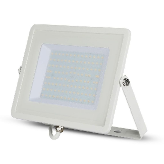 PRO VT-100 Faro led 100W slim alluminio bianco chip Samsung SMD bianco freddo 6400K - SKU 21417-Lire la description