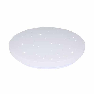 VT-8418 Plafoniera led 18W rotonda bianca cielo stellato switch cambia colore 3in1 interno IP20 - sku 217604-Leggi tutto