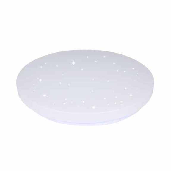 VT-8418 Plafoniera led 18W rotonda bianca cielo stellato switch cambia colore 3in1 interno IP20 - sku 217604-Leggi tutto