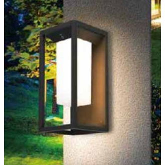 PRO VT-77 Lampada led solare 2W da muro colore grigio chip samsung da esterno sensore movimento - crepuscolare 3000K IP65 - sku 784-Leggi tutto