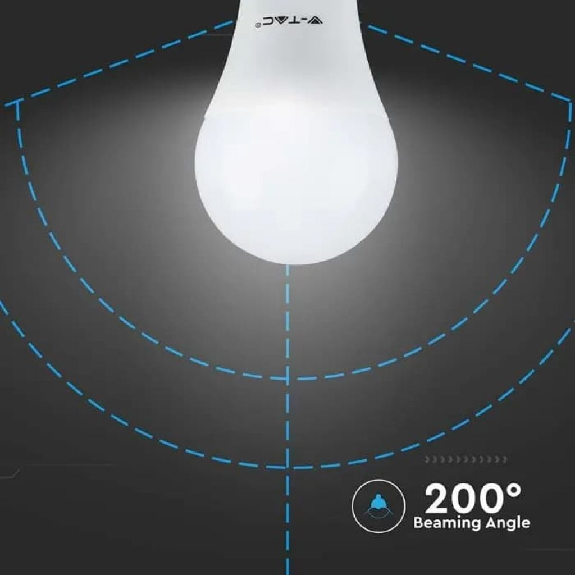 VT-2099 Lampadina LED 8.5W E27 lampada Bulb A60 bianco naturale 4000K - SKU 217261 VT-2099 Lampadina LED 8.5W E27 lampada Bulb A60 bianco naturale 4000K - SKU 217261-Leggi tutto