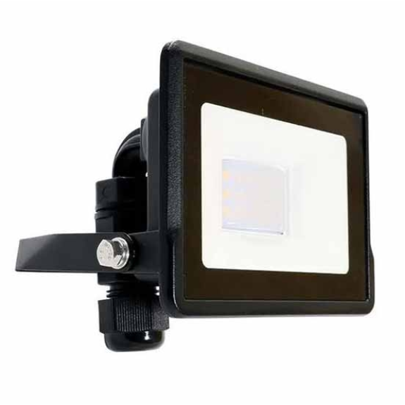 VT -118 LED LED 10W Chip Samsung SMD Cold White 6500k Slim Aluminium Black Box IP65 Dérivation - SKU 20306-Beschreibung lesen