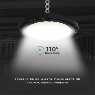 VT-92200 Lampada industriale LED campana ufo 200W high bay 120lm/w 110° 4000K IP65 - SKU 7812-Leggi tutto