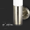 VT-833 lampada led da giardino con portalampada da parete in acciaio inox E27 IP44 - sku 8624