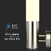 VT-833 lampada led da giardino con portalampada da parete in acciaio inox E27 IP44 - sku 8624