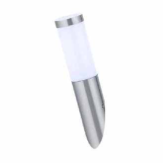 VT-832 Portalampada Wall Light da parete inclinata in acciaio inox 1xE27 IP44 - sku 8623-Leggi tutto