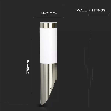 VT-832 Portalampada Wall Light da parete inclinata in acciaio inox 1xE27 IP44 - sku 8623
