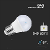VT-1879 Lampadina LED E27 4,5W Mini globo G45 luce Bianco naturale 4000K - SKU 217408